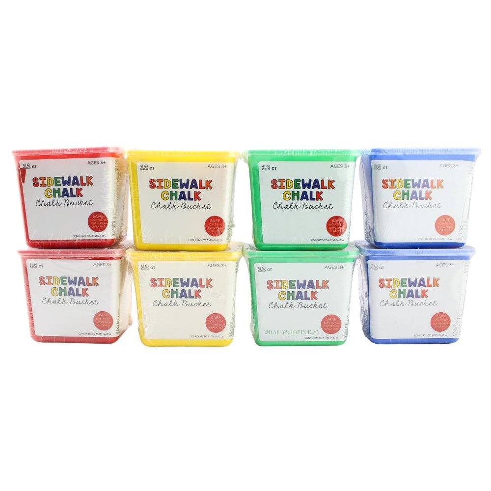 Target Children's Rainbow Sidewalk Chalk - Lot of 8